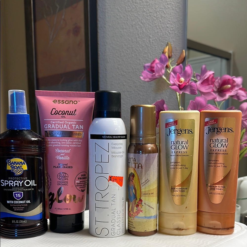 6 Bundle Gradual Tan Lotion and Oil